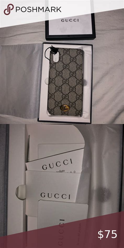 iphone x gucci case ebay|authentic Gucci phone case.